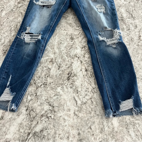 BKE Jeans the buckle distressed skinny gabby high rise ankle size 25 twenty five - Picture 2 of 11